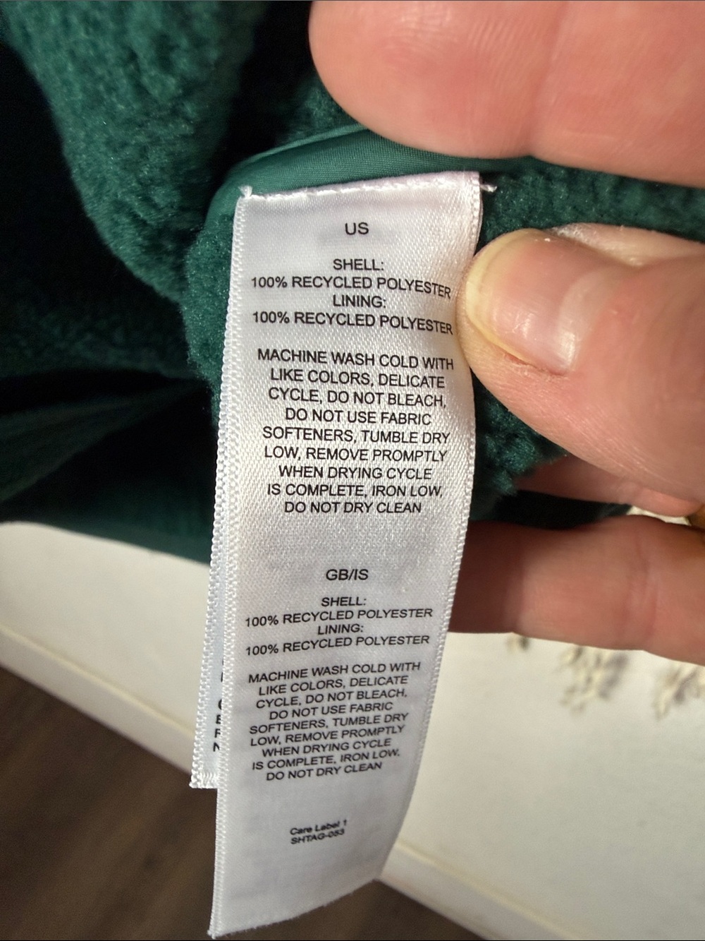Sherpa Adventure Gear NWT Tinley Quilted Fleece Vest in Emerald Size Large - Picture 8 of 9